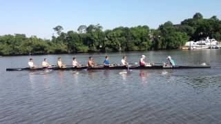 Gonzaga crew pre-Henley practice