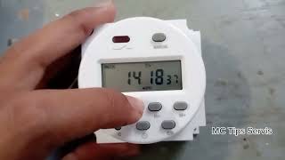 Mudah program timer digital 12v type CN101A