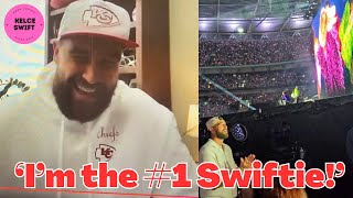 Travis Kelce on if he is a Swiftie: “I’m the NUMBER ONE Swiftie!” He LOVES Taylor so much