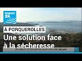 Sécheresse en France : à Porquerolles, des eaux usées pour l'agriculture • FRANCE 24