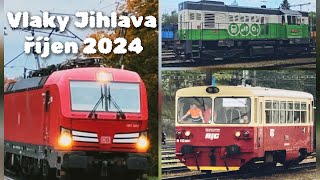 Vlaky Jihlava , říjen 2024