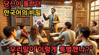 외국인들이 이해할 수 없다는 한국어 문법의 독특함?