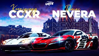 KOENIGSEGG CCXR VS RIMAC NEVERA | MULTIPLAYER - GHOST SLIPSTREAM LAPS | ASPHALT LEGENDS UNITE