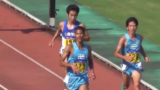 日本インカレ2016 男子3000mSC予選1組