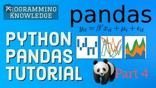 Python Pandas Part 4 : Pandas Data Frame Machine learning Hands on Python