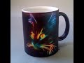 Color Changing Cat Galaxy Mug