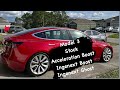 Tesla Model 3 Acceleration Boost Ingenext Boost and Ghost 1/4 mile comparison!