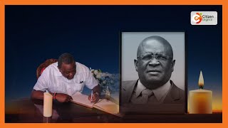 Rais Kenyatta amuomboleza aliyekuwa waziri wake Prof. Magoha