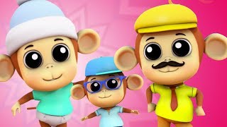 Affe Finger Familie   Finger Familien lied   Lieder für Kinder   Baby Songs   Monkey finger Family