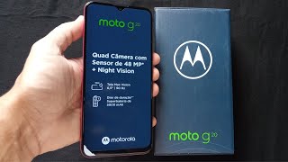 🔴Unboxing do Motorola Moto G20 64GB Pink