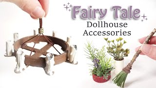 EASY DIY Dollhouse Items: Plants and Candle Chandelier (Cardboard House)