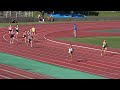 2022 沖縄県民体育大会 女子 4ｘ100mリレー 決勝