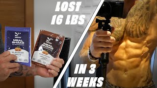 How I used meal shakes to lose a 16 pounds in just three weeks – with no cardio!