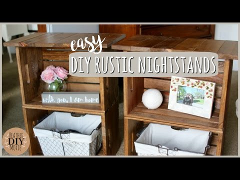 Easy Diy Rustic Nightstand Tutorial Diy Joy