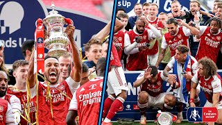 Trophy Lift & Full-Time Celebrations 🏆 Aubameyang DROPS the Trophy 🤣  Arsenal 2-1 Chelsea
