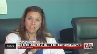 Upstate teacher on leave after controversial letter about tests