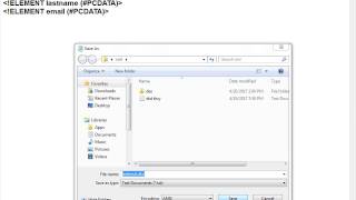 How to create dtd in xml #2