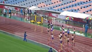 ジュニアオリンピック陸上2017・ABC女子共通4×100mリレー予選1組、1着：北海道’48秒01’