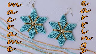 СЕРЬГИ МАКРАМЕ. MACRAME EARRINGS.