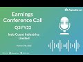 Indo Count Industries Limited Q3 FY22 Earnings Concall