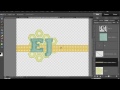 Create an embellishment cluster in Photoshop Elements