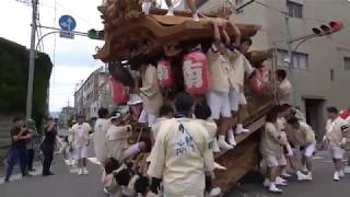 2019.6.09  平野区 平野郷 野堂町南組 だんじり 制動テスト 後半