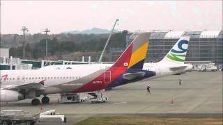 スカイウイングス・アジア航空飛来！外来多数の富士山静岡空港