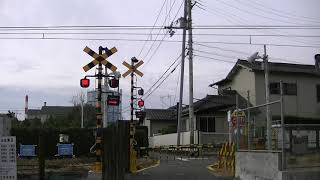 00128　中松江5号踏切　南海加太線八幡前駅の近くの西側の踏切