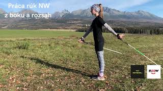 Nordic walking technika  - práca rúk