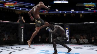 UFC 276 : Adesanya vs. Cannonier | Difficulty set to MAX | PS5 UFC 4 |  FIGHT SIMULATION |