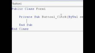 VISUAL BASIC 2008 HELLO WORLD APPLICATION