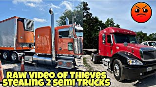 Calling Out 290,000 Truck Drivers To Help Find 2 Semi Trucks That Were Stolen Recently 😞