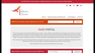 Introducing the Rare Awareness Rare Education (RARE) Portal for Rare Diseases