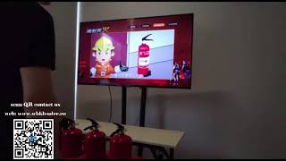 Interactive fire fighting software kinect fire extinguishing system