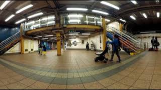 Yi 360 VR 360 5.7K Test Video: Inside the New York Subway