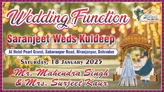 🔴LIVE Wedding ceremony kuldeep singh ji wed saranjeet kaur part 1