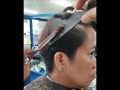 short cut for women Toto barber version 🤟🫰