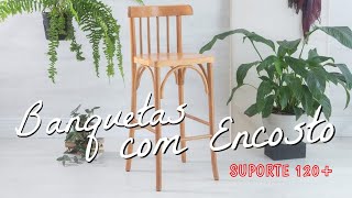 Banquetas Altas com Encosto | Suporte 120+ | Guia de Compras do AP