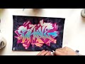 airbrush graffiti piece 1