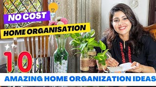 10 No cost Home organisation ideas/Time \u0026 Money saving tips/zero cost home organisation/Tips\u0026 tricks