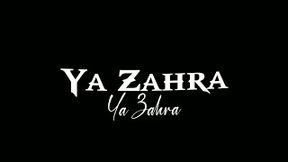 Ya Zahra | Aey Mere Bibi | Ayam e Fatima | Shahadat e Fatima | irfan Haider|Black Screen Productions