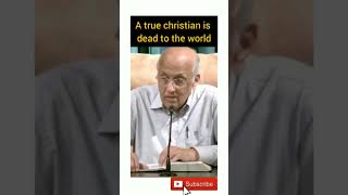 A true christian is dead to the world (By: Ps.Zac Poonen)#Sermonclip #ZacPoonen #cfc #reels #shorts