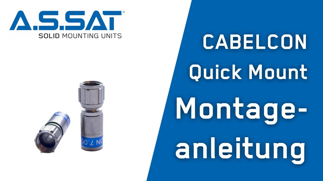 Cabelcon Quick Mount Montage Youtube