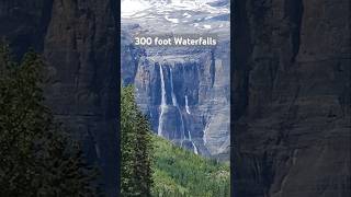 A 300 foot waterfall in the back country #offroad #waterfalls #backcountry #beautiful #viralreel