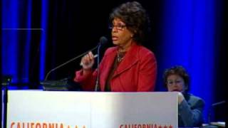 Rep. Maxine Waters Firing Up the Delegates to the 2012 CA Democratic Party Convention