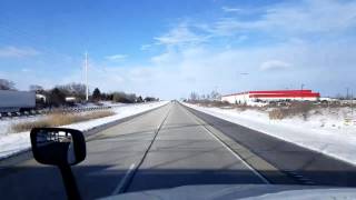 Bigrigtravels Live! - Sheboygan to Green Bay, Wisconsin - Interstate 43 - January 31, 2017