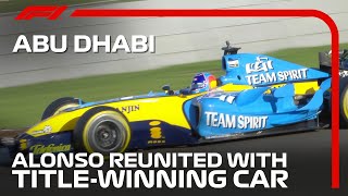 Fernando Alonso Reunited With Renault R25 | 2020 Abu Dhabi Grand Prix