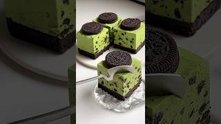 No-Bake Oreo Matcha Cheescake | 不用烤箱奥利奥抹茶芝士蛋糕