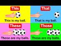 THIS, THAT, THESE & THOSE 🤔  | Grammar lesson |  Learn the difference & quiz!