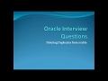 Oracle SQL Interview Questions : Delete duplicate records
